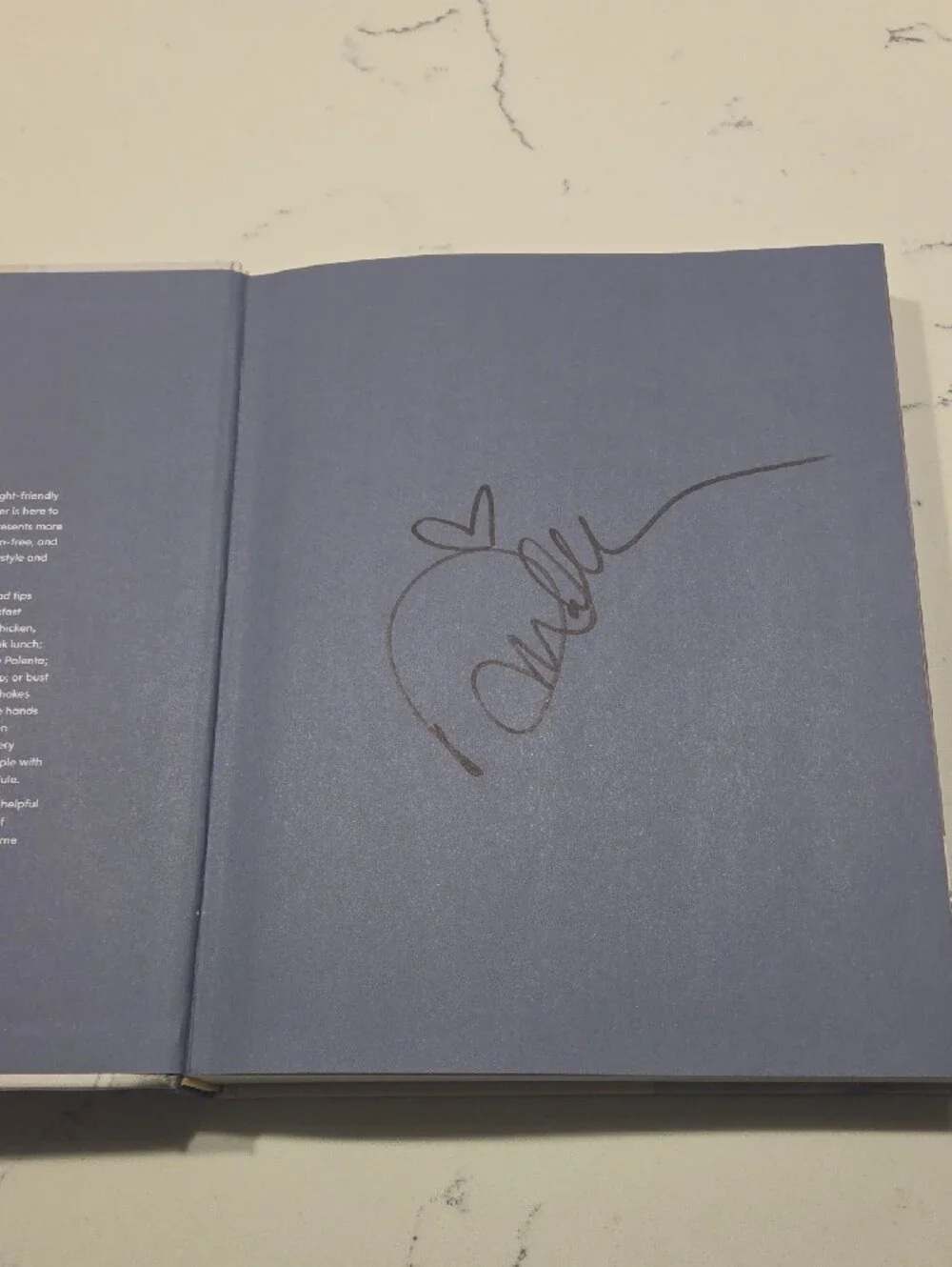 Healthy in a Hurry Cookbook - Signed By Author